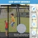preview thumbnail 4 of 5, 15FT Trampoline,ArcPole,Composite TopLoop,Plus Basketball Board and 12 Ground Stakes,Outdoor Playset Balance Physical Training