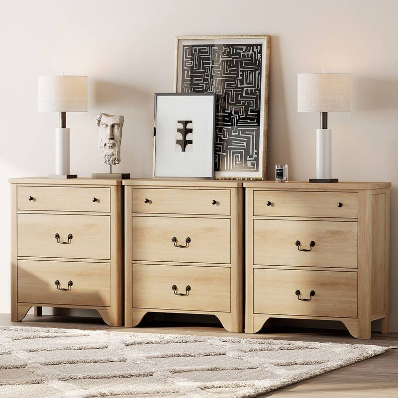 WAMPAT Farmhouse TV Stand For Tvs Up To 100", Modern 3-In-1 Entertainment Center, TV Console With Storage Cabinets,