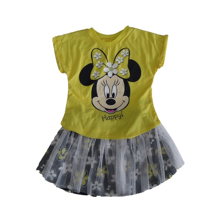 yellow and black dress for little girl