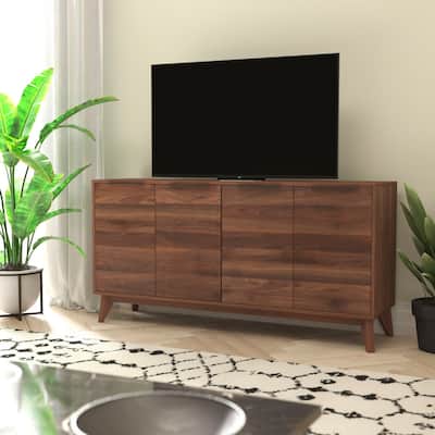 60" Buffet Cabinet with 4 Soft Close Doors and Adjustable Shelves - 15.75"D x 59.25"W x 29.75"H