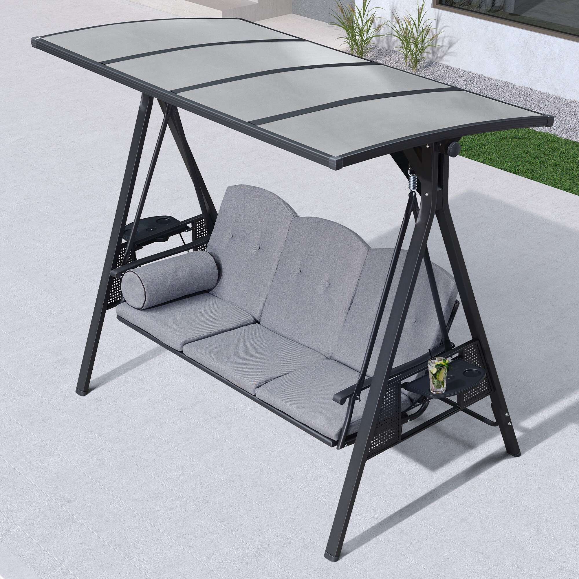 Sorara swing chair 3 seater best sale