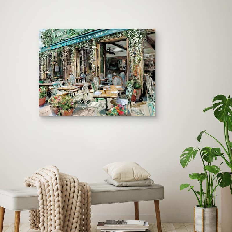 Trattoria by Studio Arts Canvas Art Print