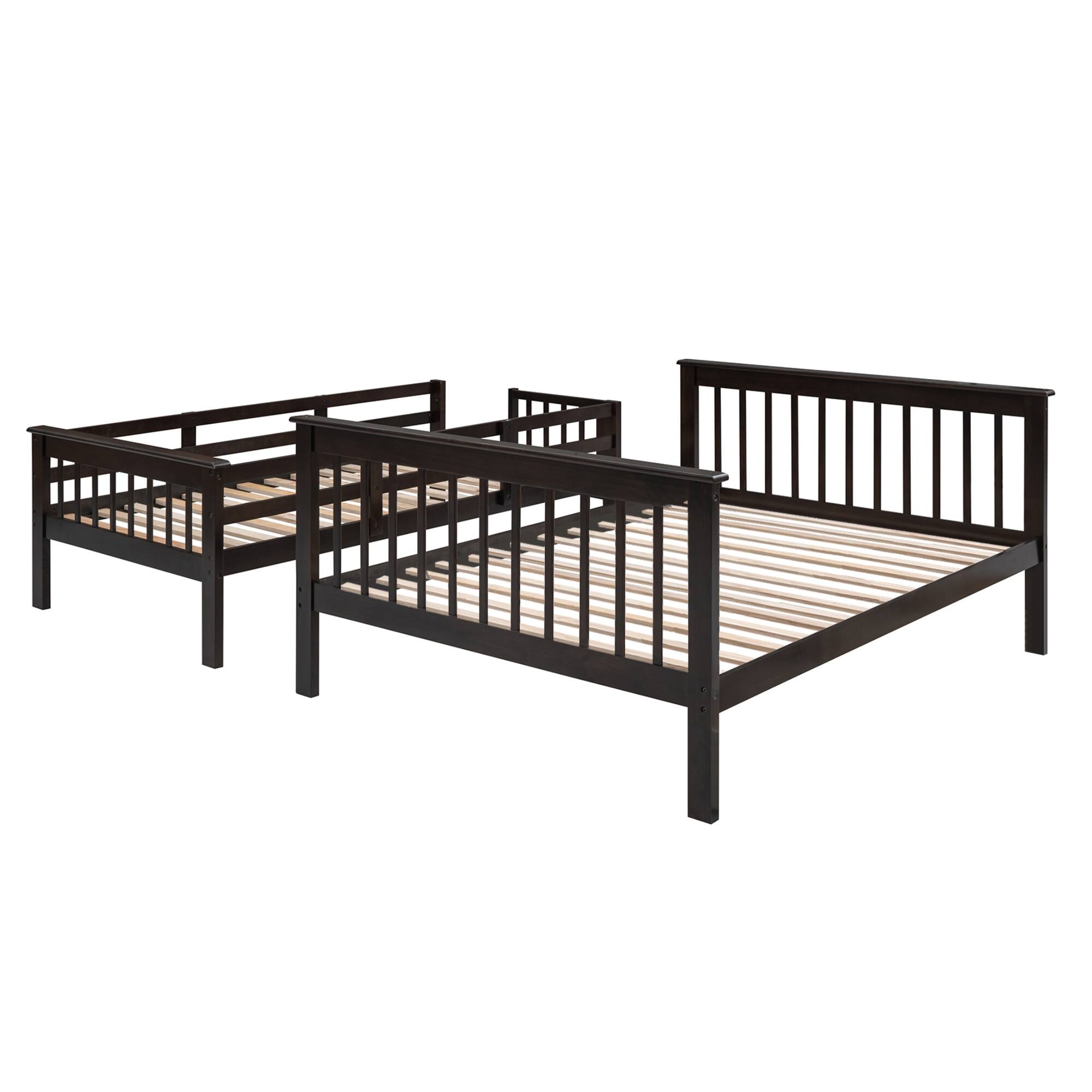 Twin Over Full Bunk Bed with Storage and Guard Rail Bed Bath & Beyond