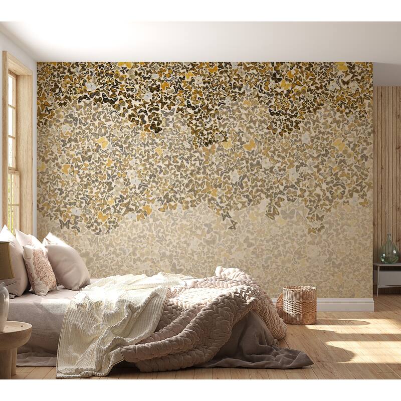 Animal Non-pasted Wallpaper Wall Mural - Butterfly Mosaic
