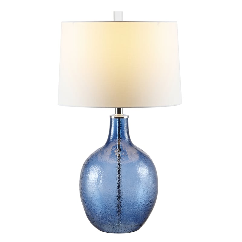 SAFAVIEH Lighting 26-inch Nadine Glass Table Lamp - 15" x 15" x 26"