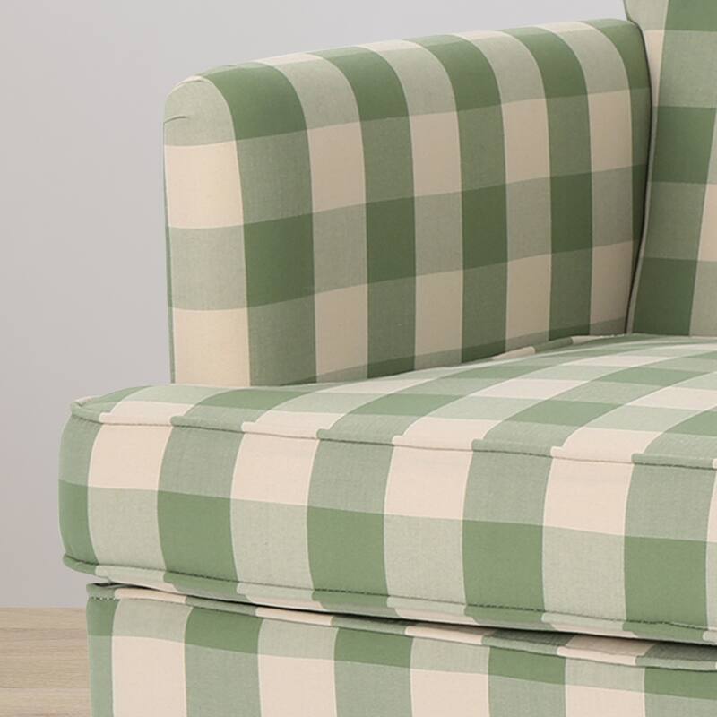 Harrison Tufted Fabric Club Chair by Christopher Knight Home