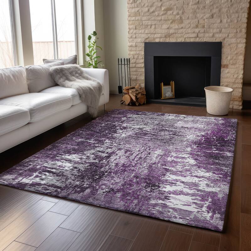 Premium Washable Super Soft Abstract Glam Mayfield Rug