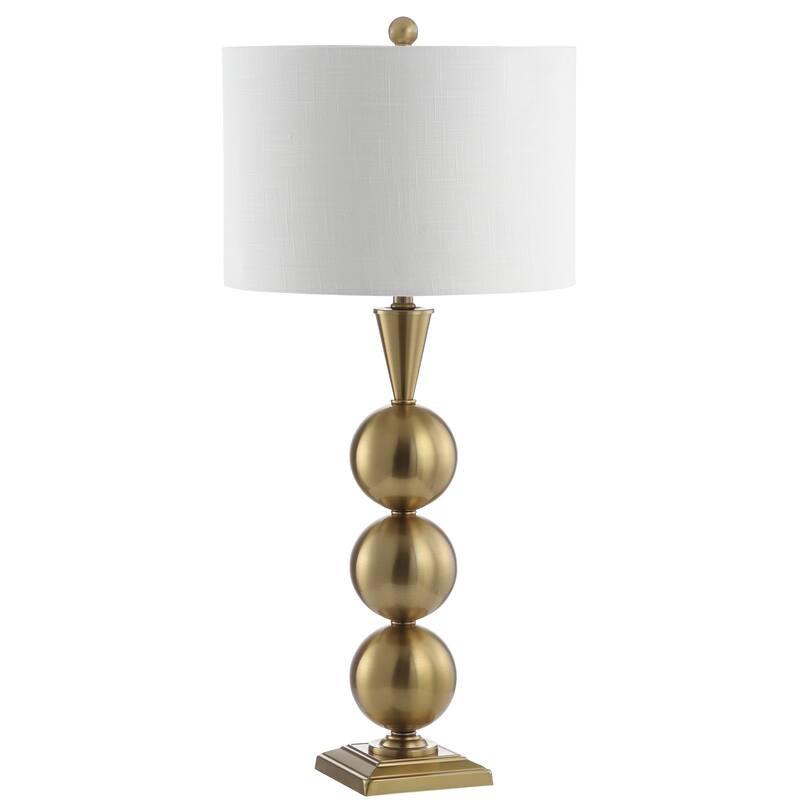 June 33" Metal LED Table Lamp, Brass by JONATHAN Y