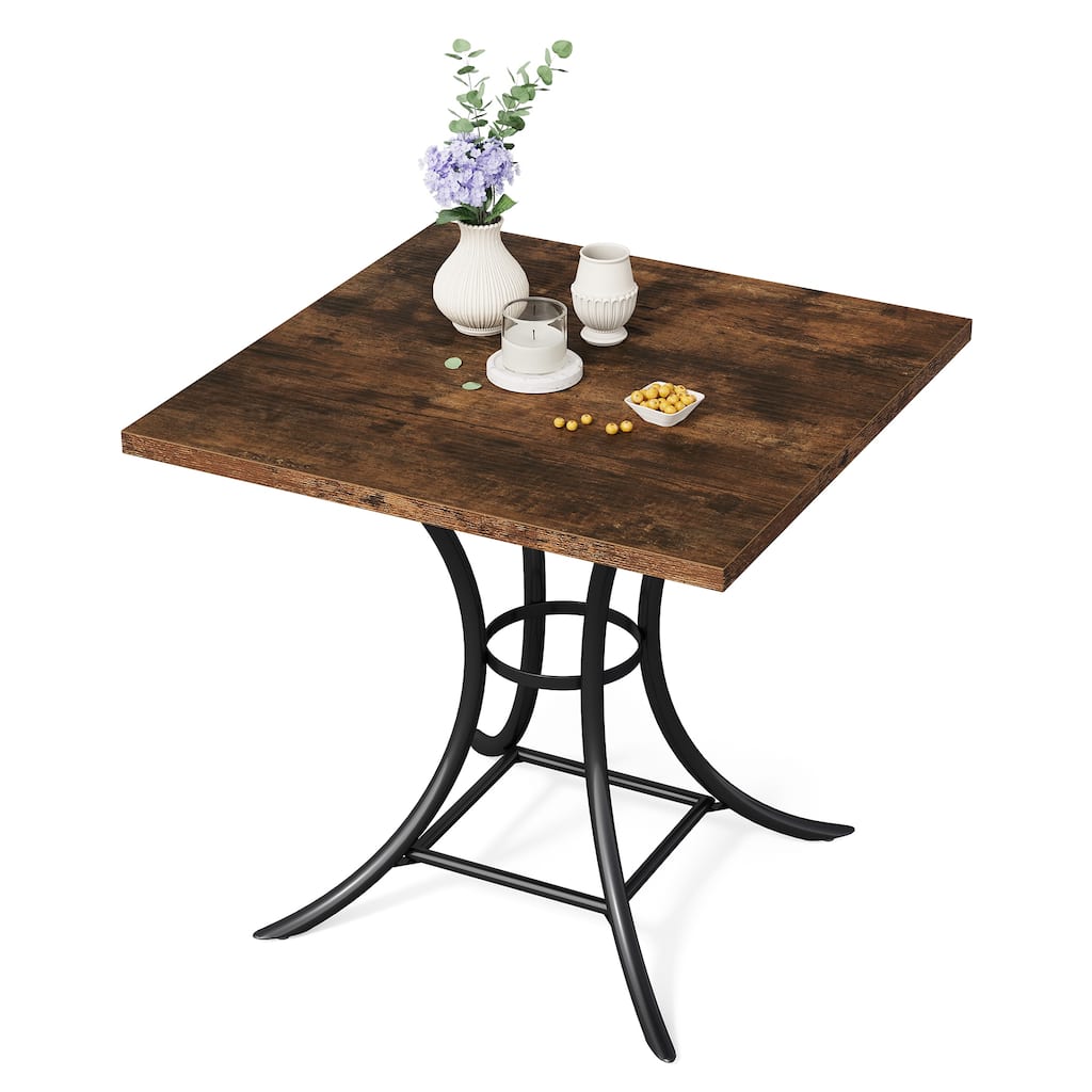 31.5" Square Dining Table, Farmhouse Dining Room Table