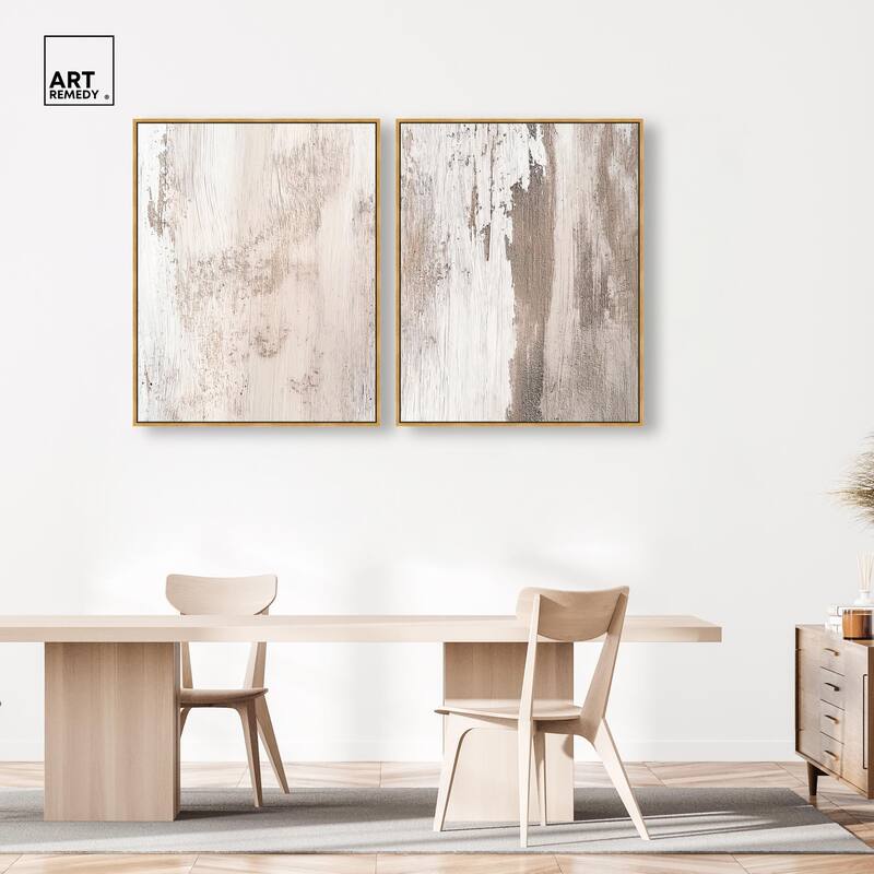 Striated Texture III Canvas Set of 2 by Art Remedy
