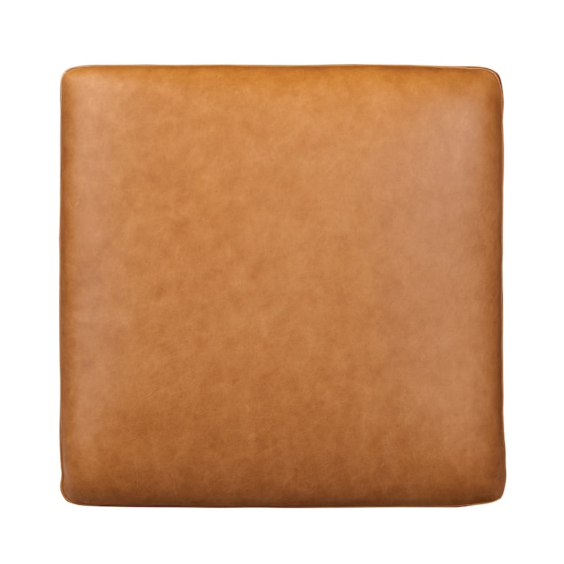 Poly & Bark Sorrento Ottoman - Full Grain Genuine Italian Leather