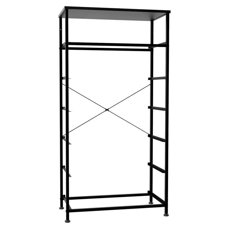 Vertical Storage Dresser 7-drawer Chest Closet Organizer Unit for Bedroom
