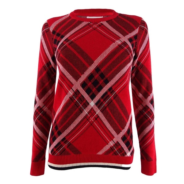 charter club plaid cardigan sweater coat