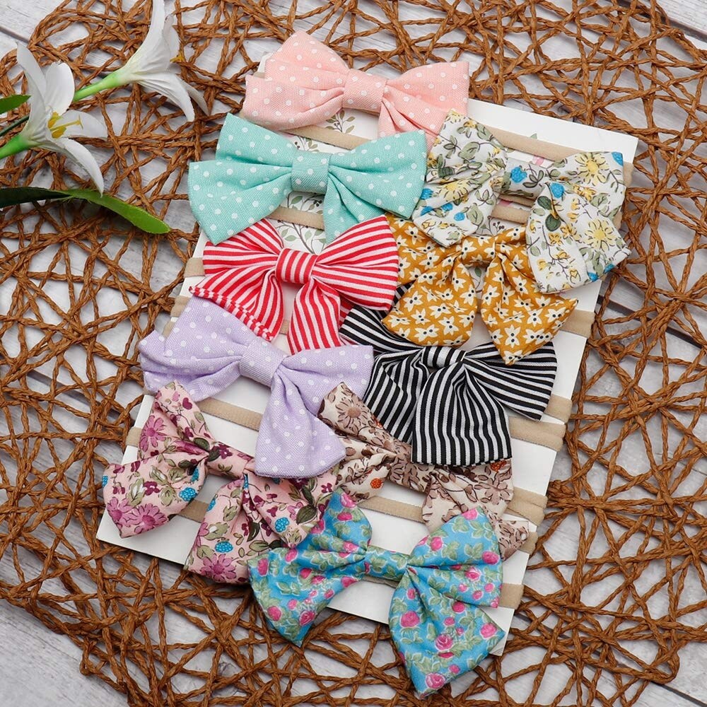 Shop Subesty Soft Nylon Headband Bows For Toddler Baby Headband