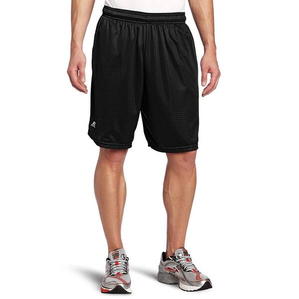 Shop Russell Black Mens Size 2xl Athletic Basketball Mesh Shorts