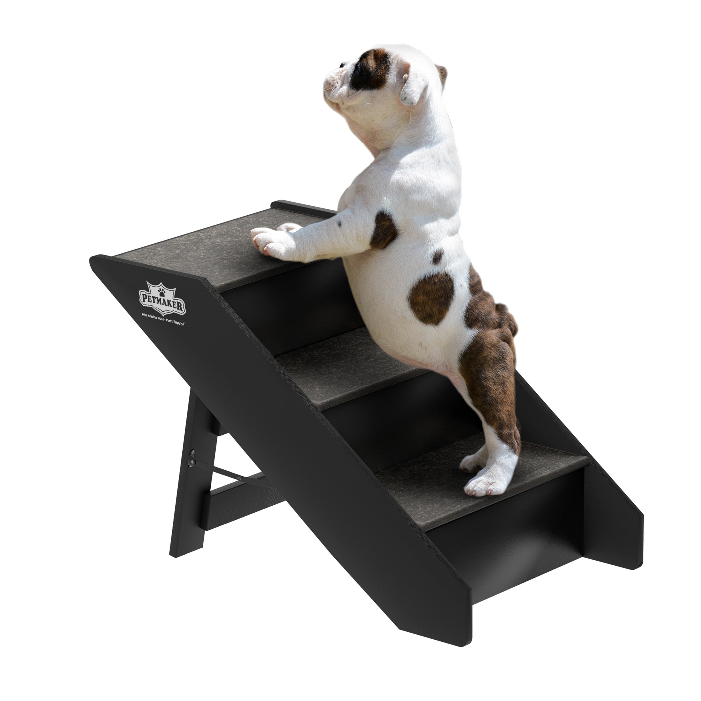 Carpeted pet shop steps