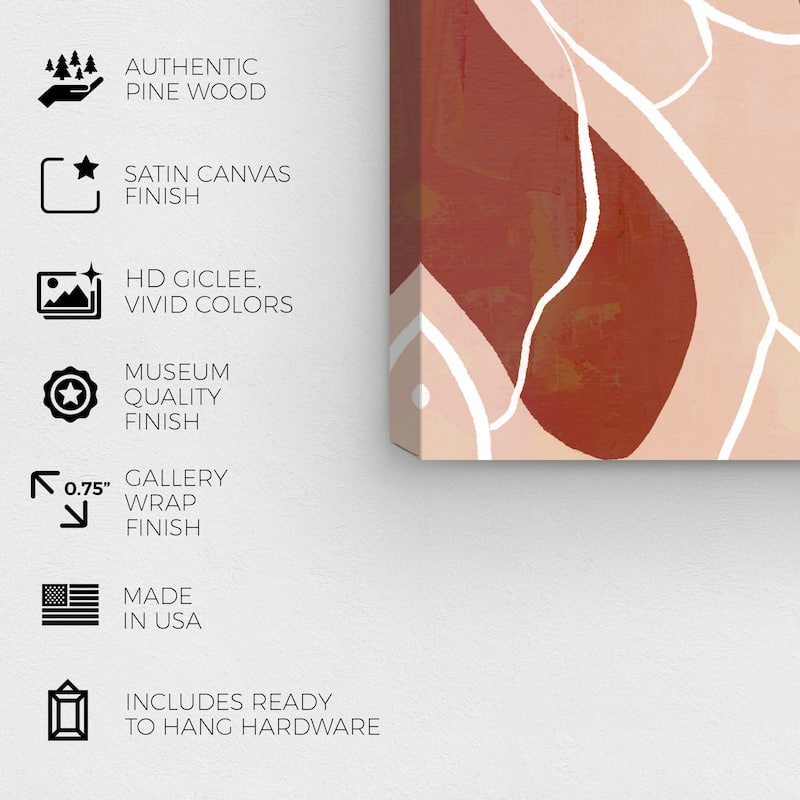 Wynwood Studio Canvas Abstract In Her Dreams White and Modern & Contemporary Wall Art Canvas Print