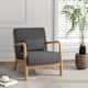 Option DARK GRAY/Linen/NATURAL WOOD HIGH SIDE FRAME