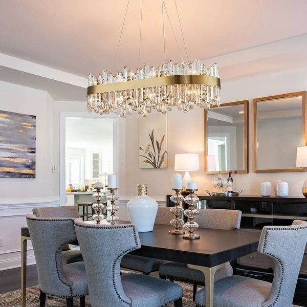 Led crystal chandelier ceiling light deals