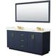 Option Dark Blue / Giotto Quartz Top / Brushed Gold