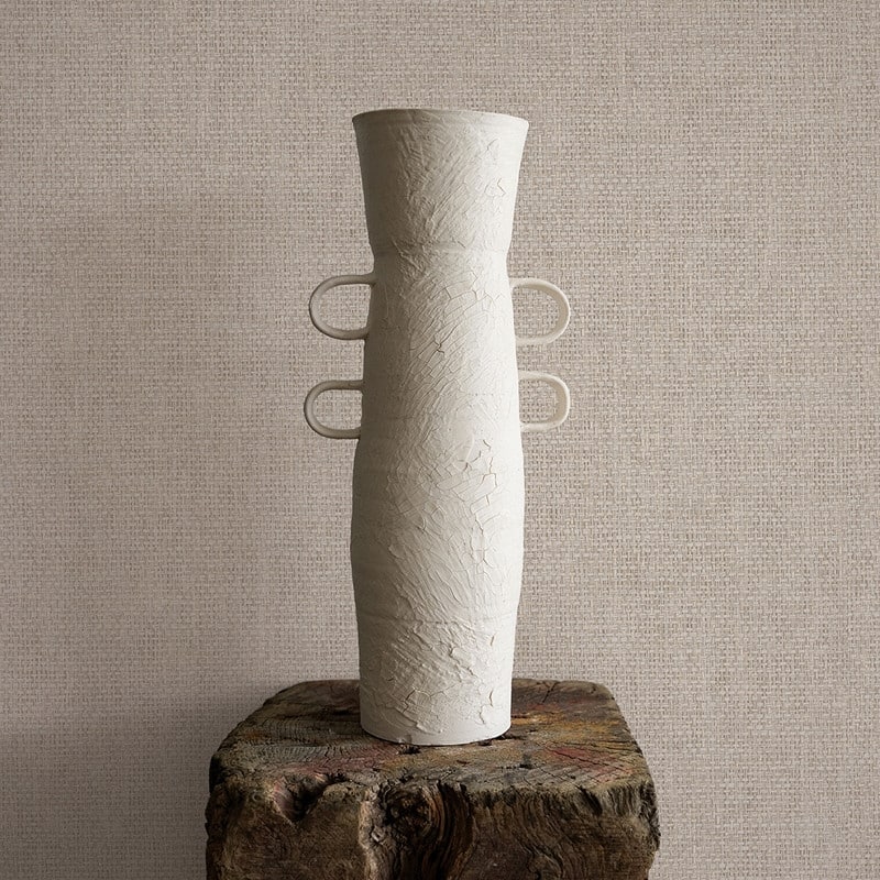 Tempaper Faux Grasscloth Primitivo Textured Peel and Stick Wallpaper by Jeremiah Brent