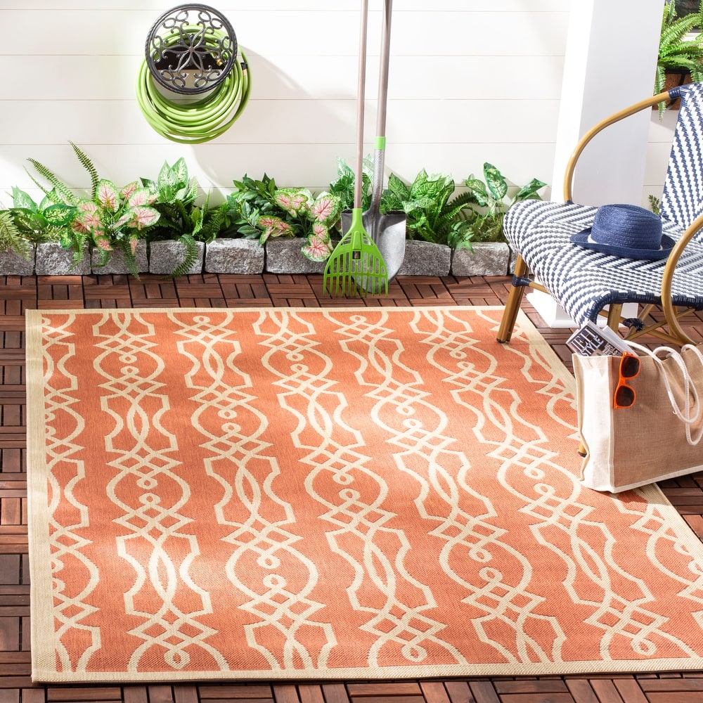 Martha Stewart by SAFAVIEH Villa Screen Indoor/ Outdoor Waterproof Rug