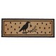 preview thumbnail 2 of 3, Raven Stars Coir Rug Rect 17x48