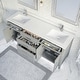 preview thumbnail 12 of 14, Thomas 72-in Solid Hardwood Bathroom Vanity with Power Bar and Drawer Organizer
