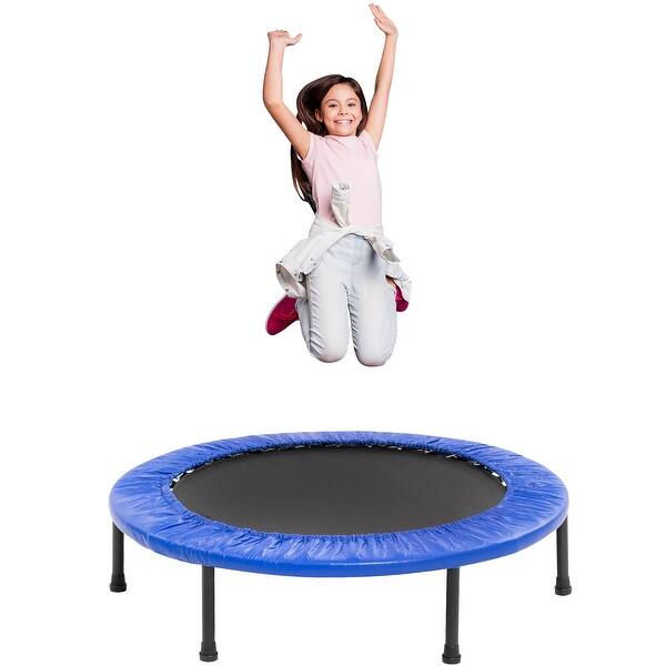 VEVOR Trampoline voor kinderen, blauw, 143,5 x 97 x 128,5 cm (trampoline, 56 x 36 inch) blauw VEVOR Trampoline voor kinderen, blauw, 143,5 x 97 x 128,5 cm (trampoline, 56 x 36 inch) blauw