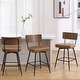 preview thumbnail 75 of 136, 26"/29" Faux Leather Swivel Counter/Bar Stools Set of 2/3