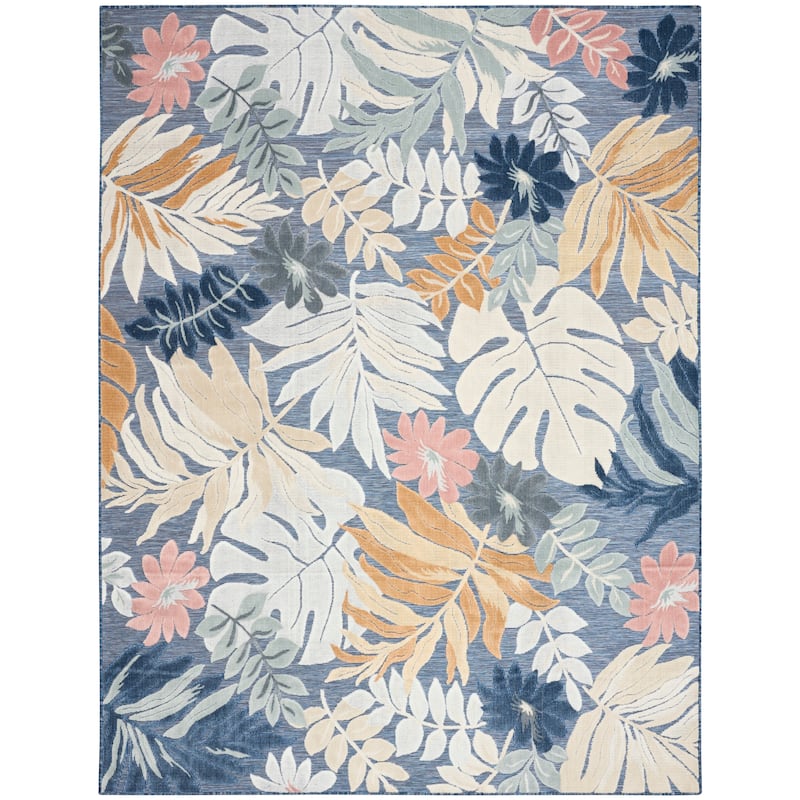 Nourison Suncoast Indoor/Outdoor Tropical Floral Area Rug
