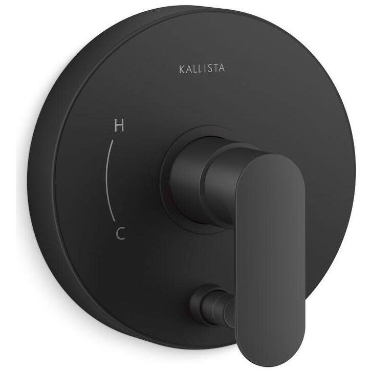 Kallista P34131-LV 002 Collection Shower Only Trim Package Shower Head - Matte Black