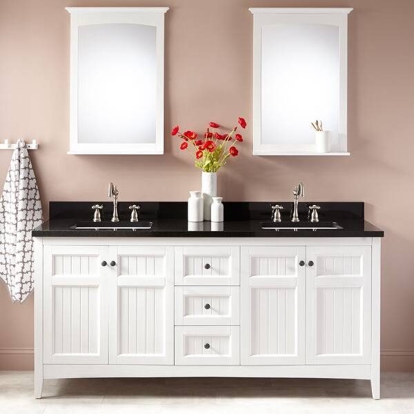 Shop Signature Hardware 437701 Alvelo 72 Double Vanity Set With