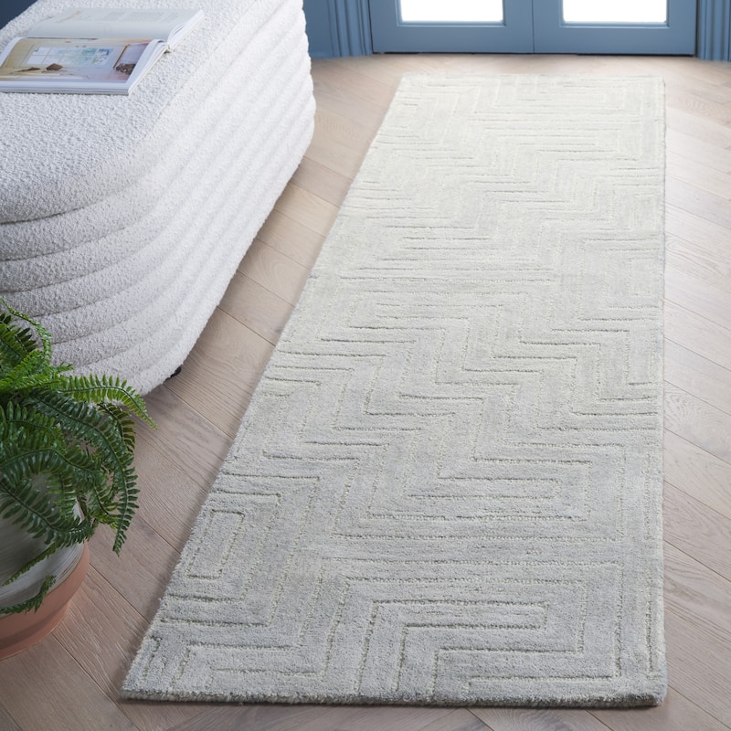 SAFAVIEH Handmade Chatham Natsuko Modern Wool Rug