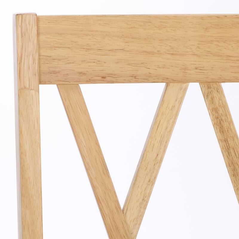 SAFAVIEH HOME Yelena Double X-Back Arm Chair - 18"W x 22"D x 39"H