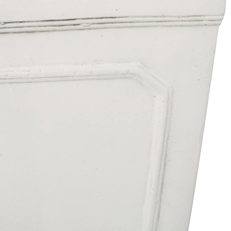 Burgos Outdoor Cast Stone Outdoor Tapered Planter by Christopher Knight Home