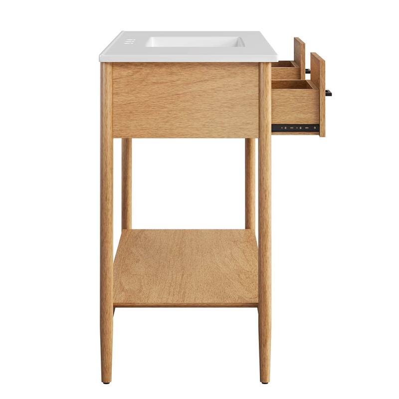 Zaire 18"/24"/30"/36"/48" Bathroom Vanity with White Sink Top