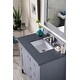 preview thumbnail 23 of 33, James Martin Vanities Palisades 36" Single Vanity, Silver Gray