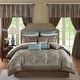 preview thumbnail 89 of 100, Madison Park Essentials Cadence 24-piece Room in a Bag Blue - California King