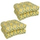 preview thumbnail 1 of 1, Blazing Needles 19-inch U-Shaped Dining Chair Cushions (Set of 4) Capecod Summer