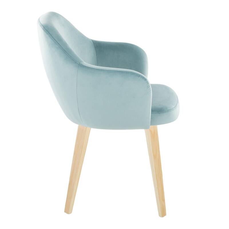 Porch & Den Beckett Dining Chair with Bent Wood Legs (Set of 2)