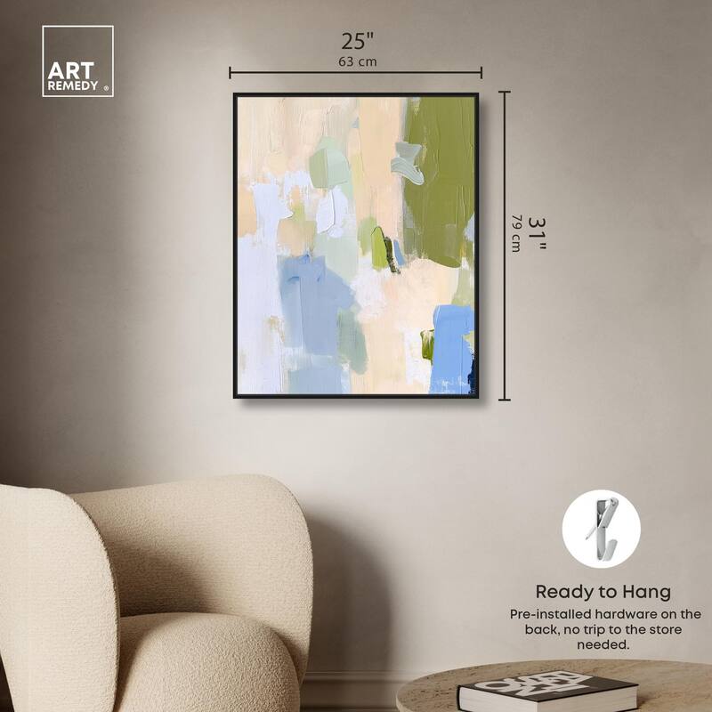 Clover Frost Canvas by Art Remedy