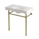 Option White / Brushed Brass