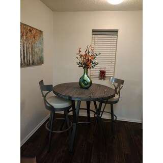 Shop Perry Grey Round 42-inch Counter Height Dining Table ... (320 x 320 Pixel)