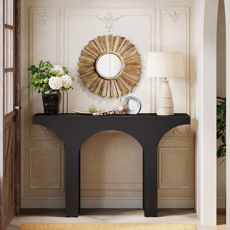 47 Inches Entryway Console Table, Wood Sofa Table