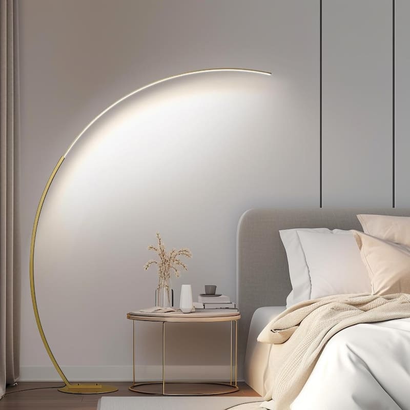69.9 inch Gold Arc Floor Lamp