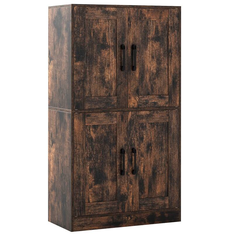 Costway Bathroom Cabinet with Doors & Adjustable Shelves Storage - See Details