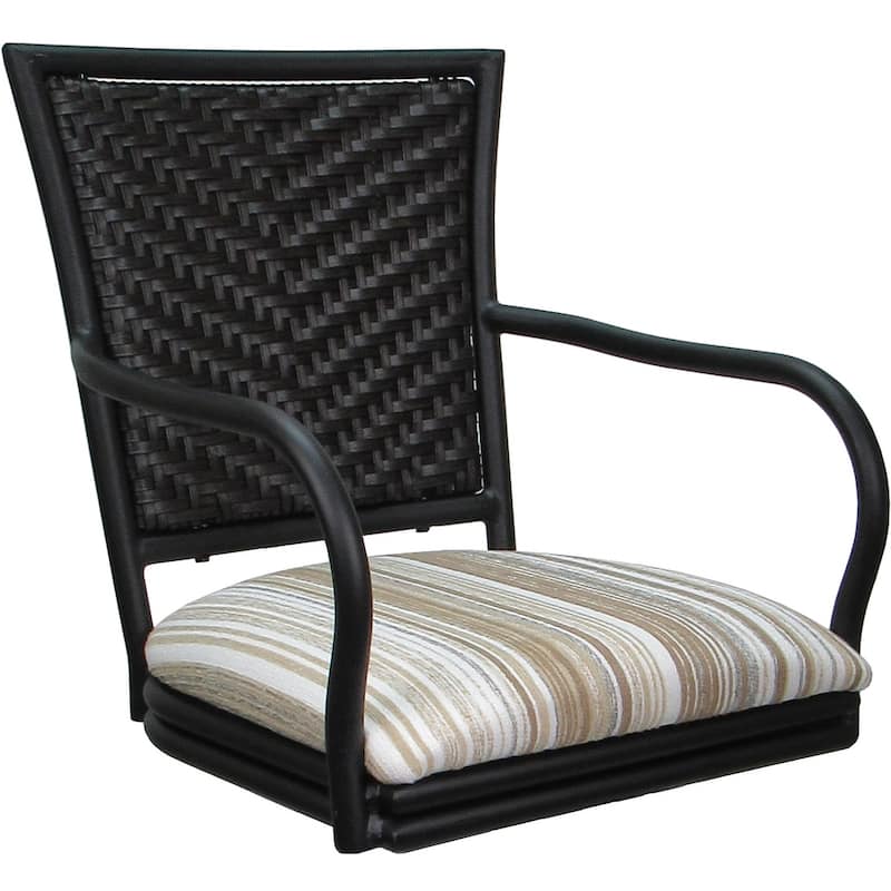 Outdoor Indoor Bar Stool Counter, Extra Tall - Erin with Arms
