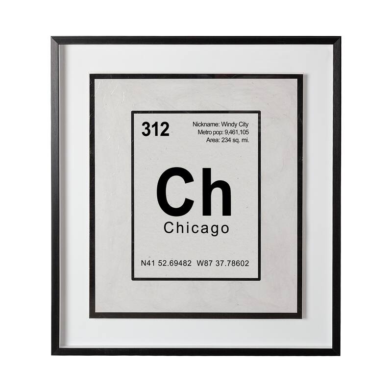 Breaking Chicago B Framed Art Print