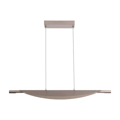 Luma 42" LED Linear Pendant in Coffee Silver - Gold